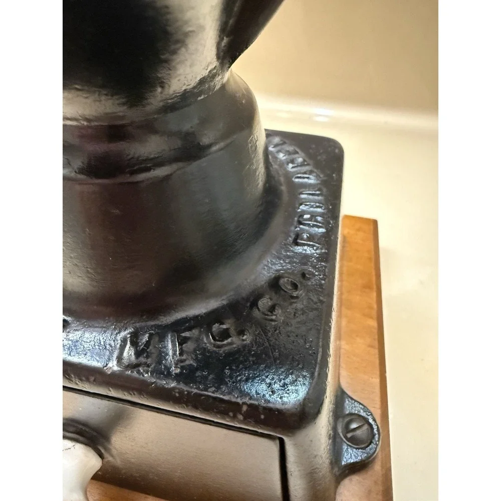 Antique Iron Enterprise MFG Co. Philadelphia No. 1 Coffee Grinder Working Cond.